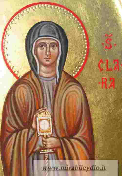 Icona santa Chiara