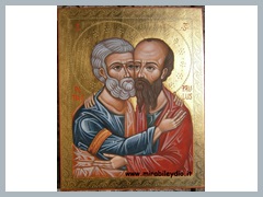 Santi Pietro  e Paolo 2020 20 x 25 cm -400 €