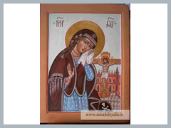 Crocifissione-Madre di Dio di Akhtyrka- 24 x 32 cm- 530â‚¬