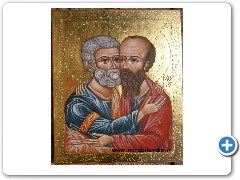 Icona SS.Pietro e Paolo  20 x 25 cm -400 €-2020